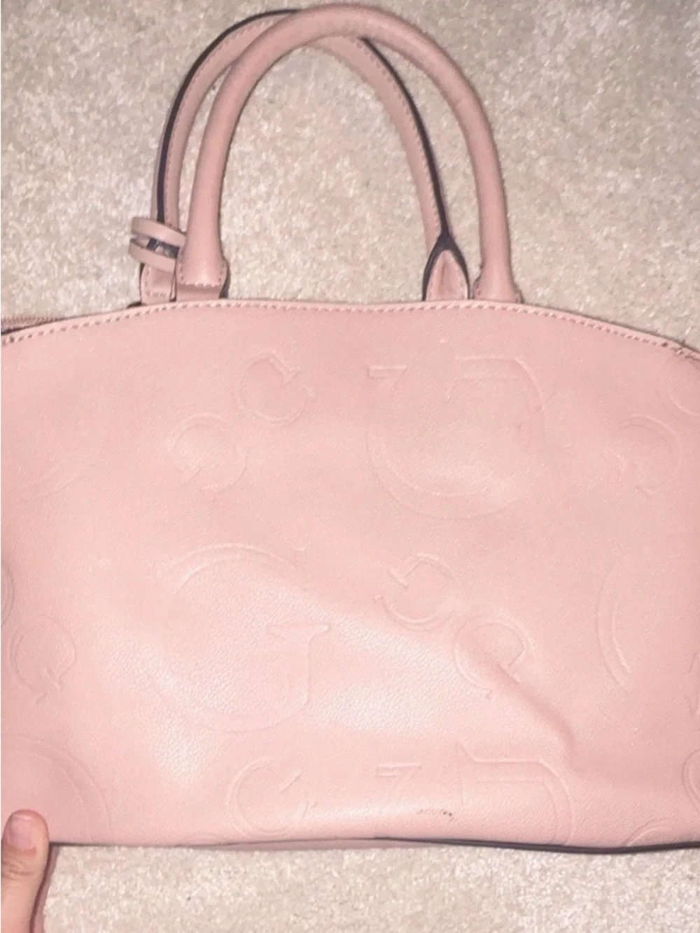GUESS Blush Pink Embossed Leather purse
